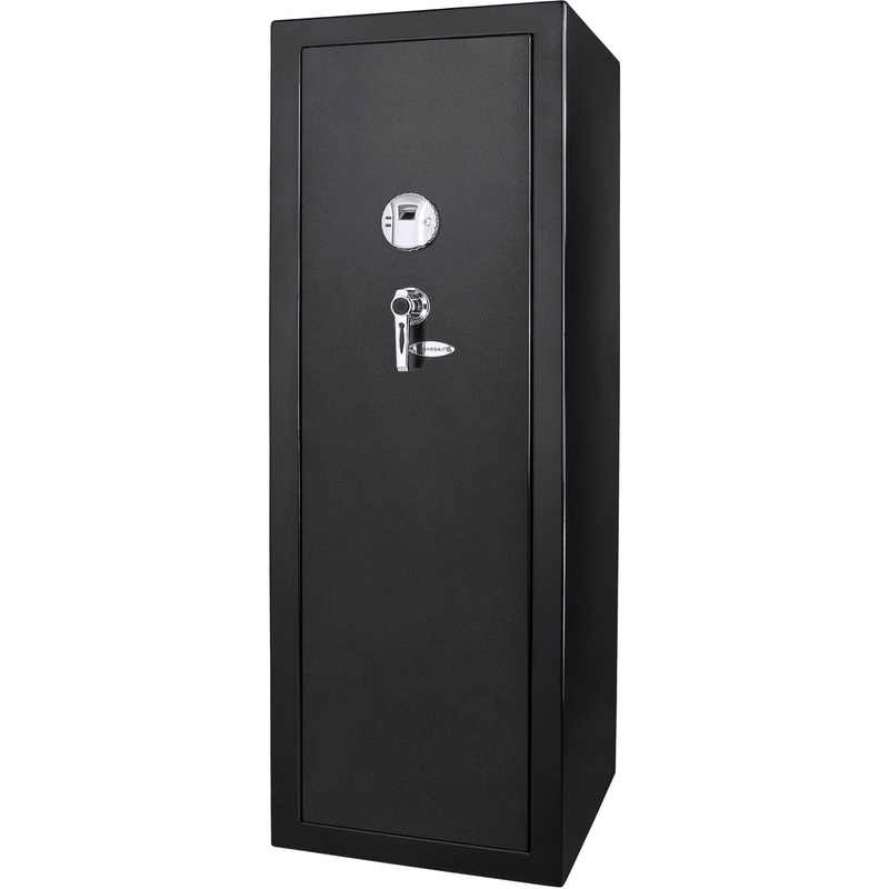 9.33 Cubic Ft Tall Biometric Rifle Safe – Black