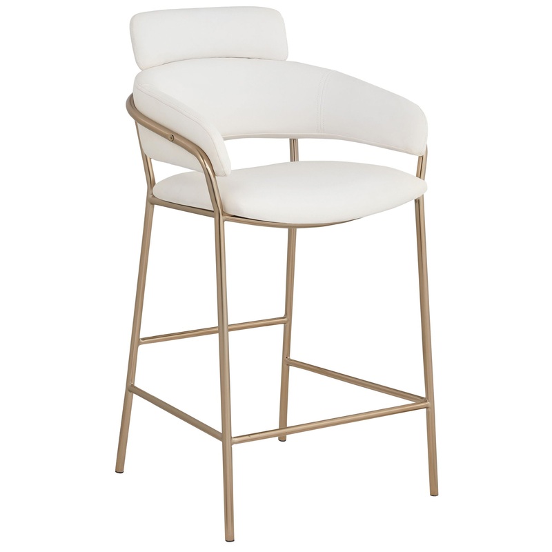 Yara – Counter Stool – Cream