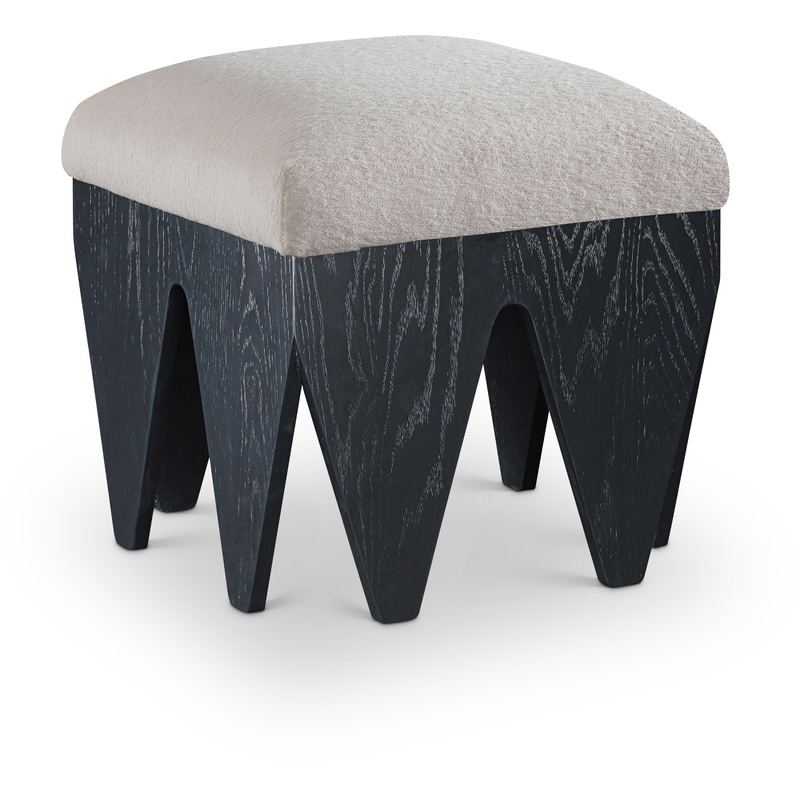 Altair – Fabric Bench – Black Base