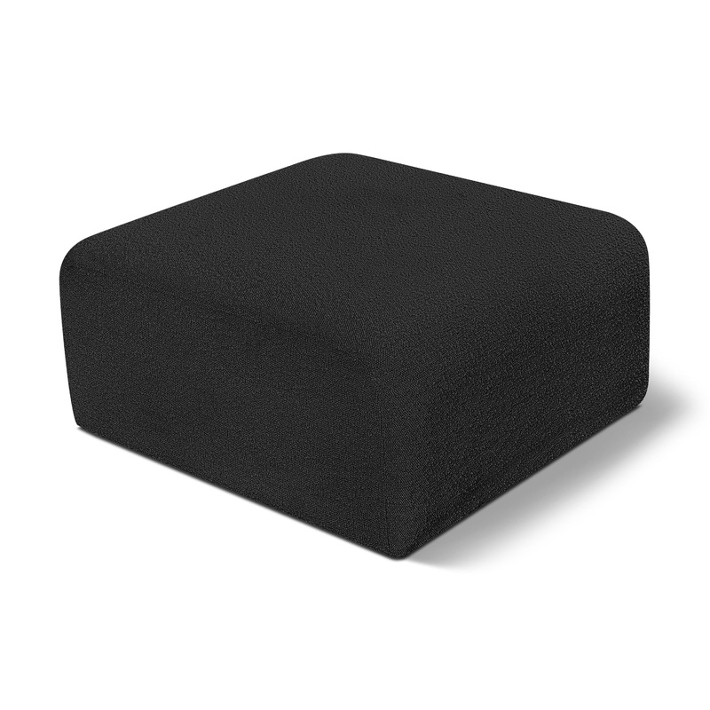 Arc – Boucle Fabric Ottoman