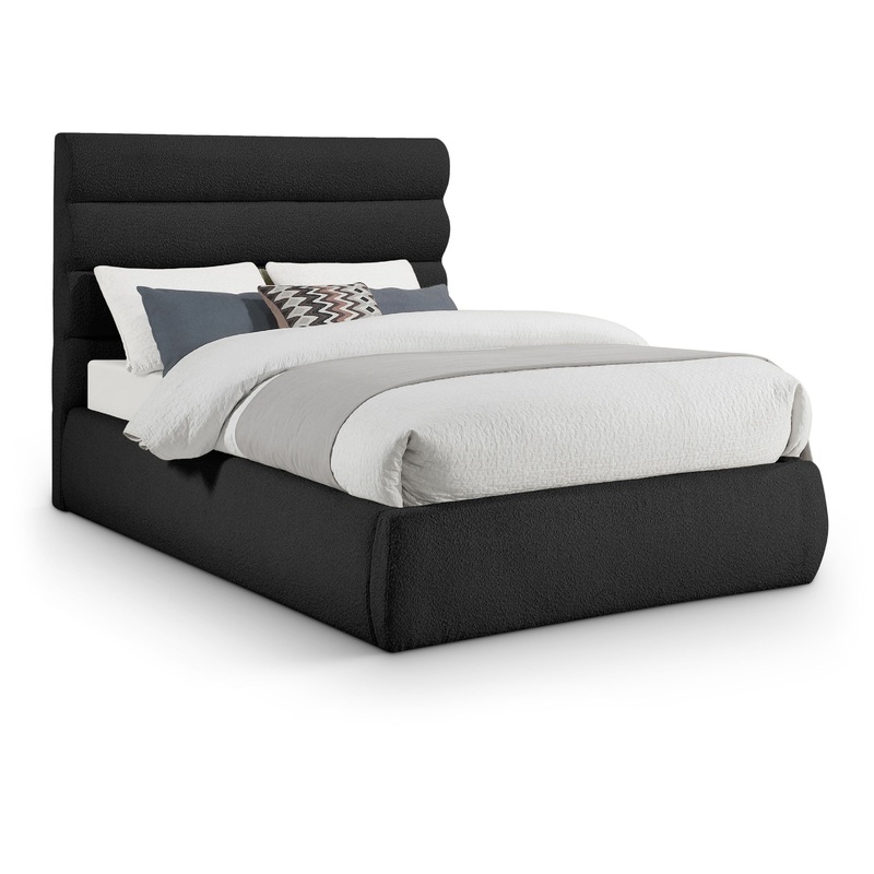 Adam – Boucle Fabric Bed With 52″ Headboard