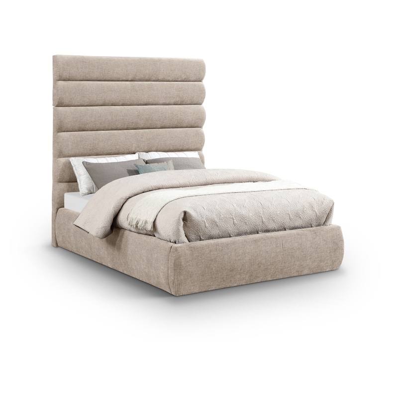 Adam – Chenille Fabric Bed With 70.5″ Headboard