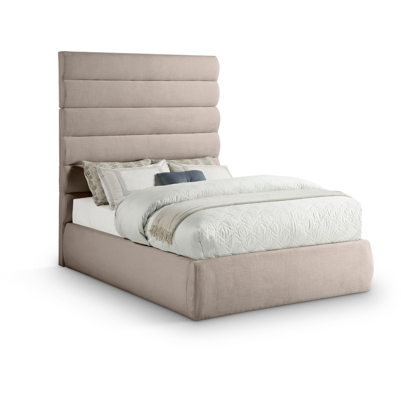 Adam – Linen Fabric Bed With 70.5″ Headboard