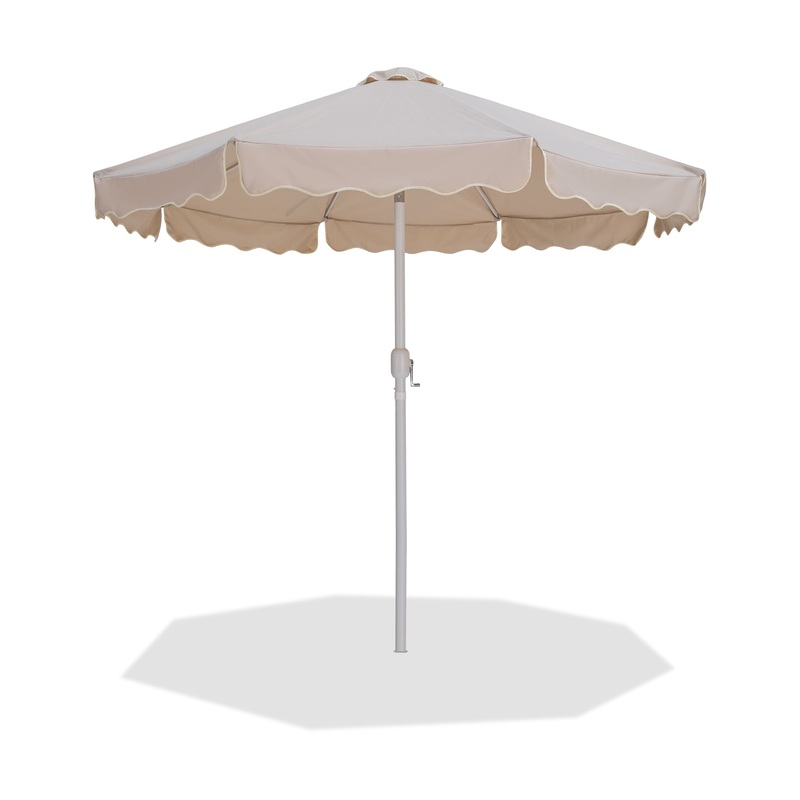 Amalfi – Patio Umbrella – White Pole