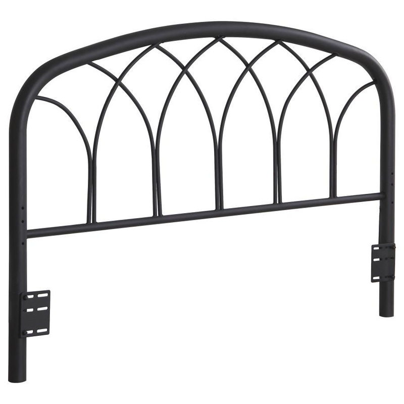 Anderson – Metal Queen / Full Open Frame Headboard – Black