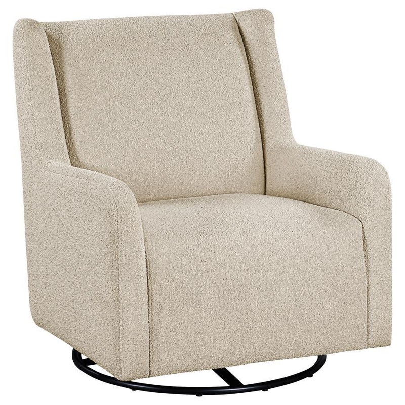 Serra – Boucle Upholstered Swivel Glider Recliner