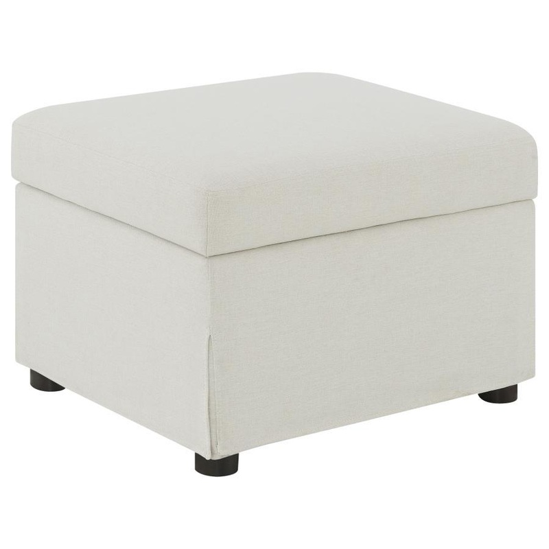 Winter – Upholstered Hydraulic Lift Top Storage Ottoman