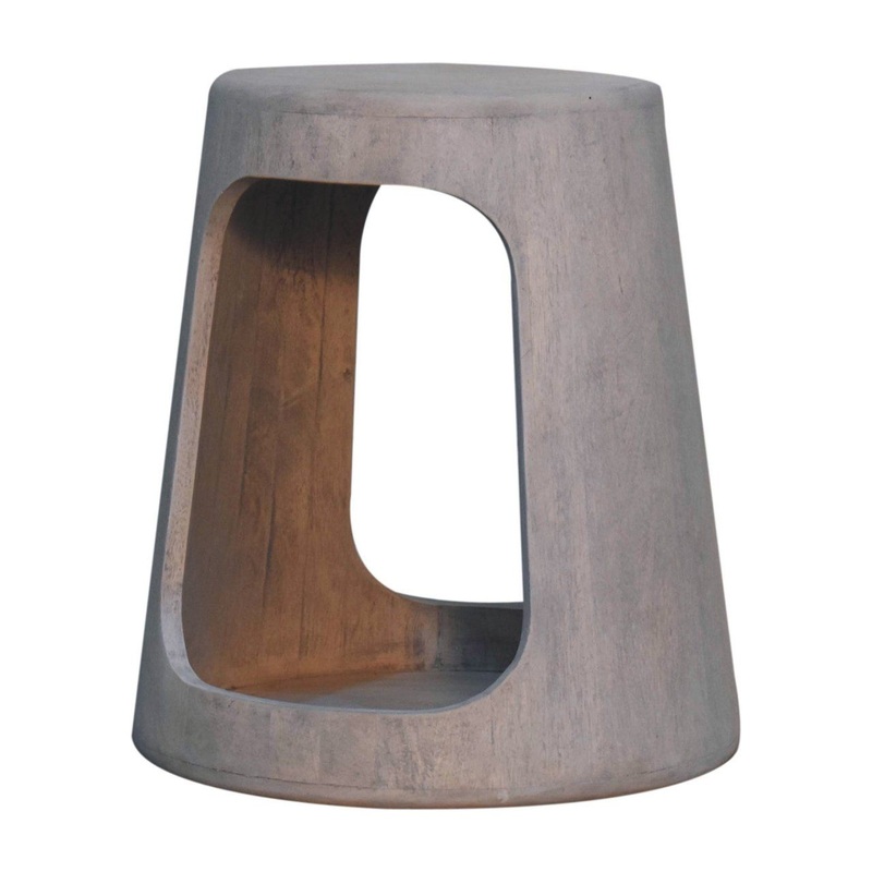 Acid – Open Side Table – Gray Ash