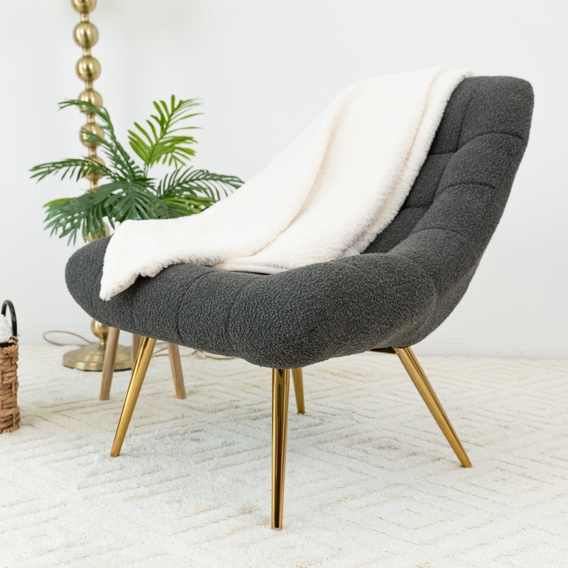 Aubrey – French Boucle Lounge Chair