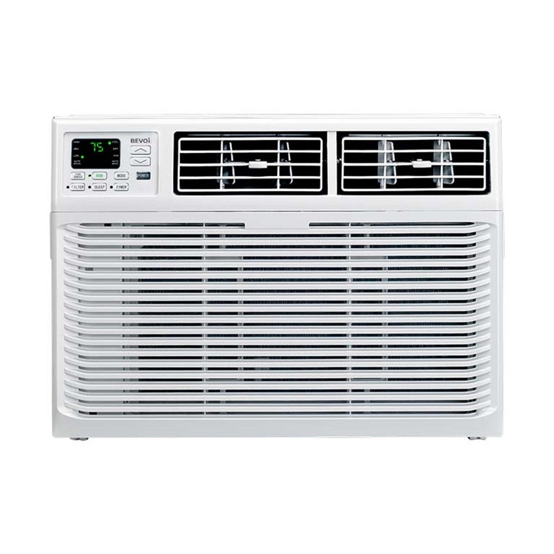 Bevoi 8,000 BTU EasyCool Window Air Conditioner with Remote BEV08WiNCC | 115V 15A in White