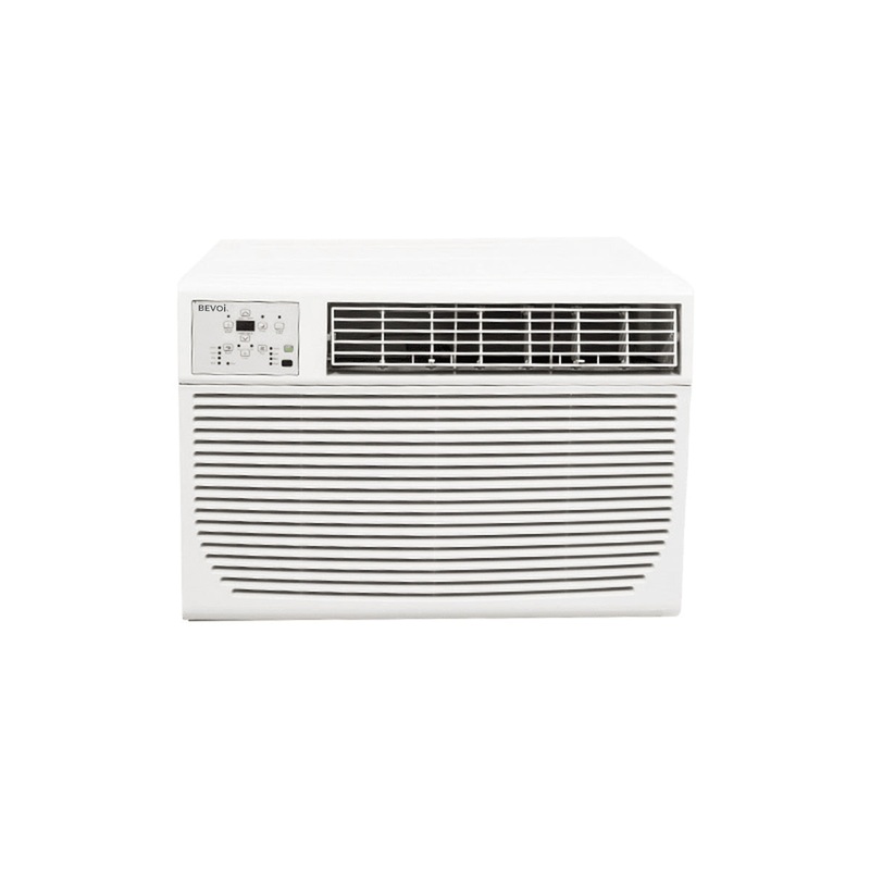 Bevoi 8,000 BTU Window Air Conditioner with Supplemental Heat BEV08WiNMIDHF | 115V 15A in White