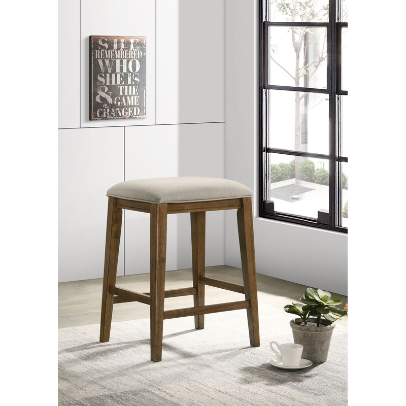 Sasha – 17″ Counter Height Stool With Upholstered Seat