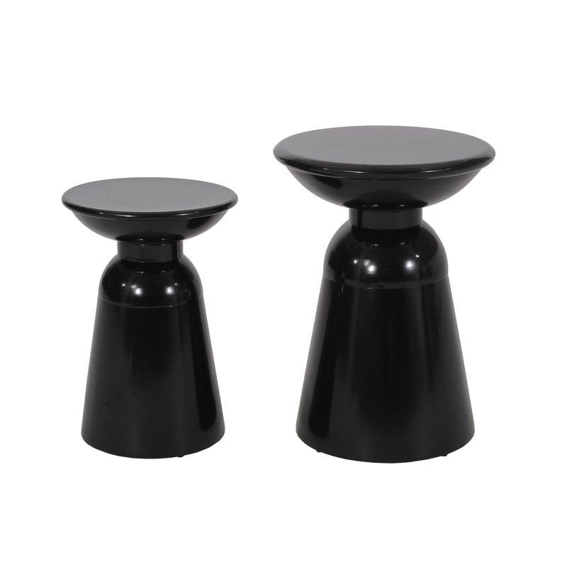 Serenita – Outdoor Side Tables With Flared Design (Set of 2)