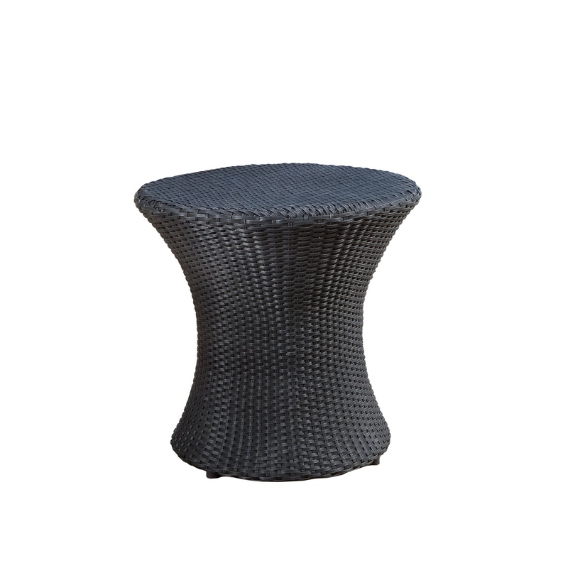 Thrive – Hourglass Rattan Table With No Glass Top
