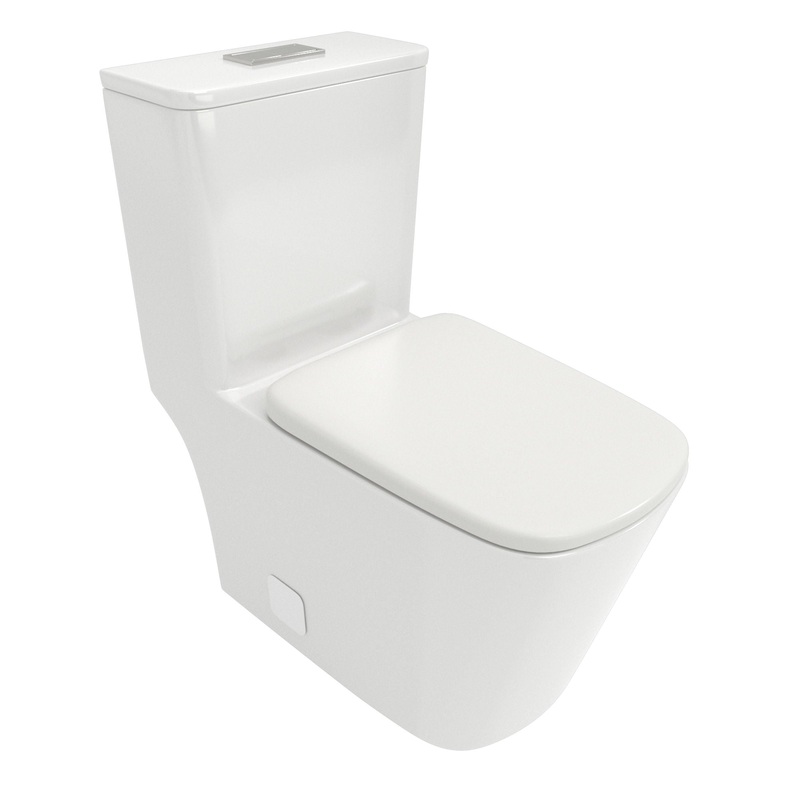 1 Piece Toilet & Dual Flush And Soft Closing Seat – White