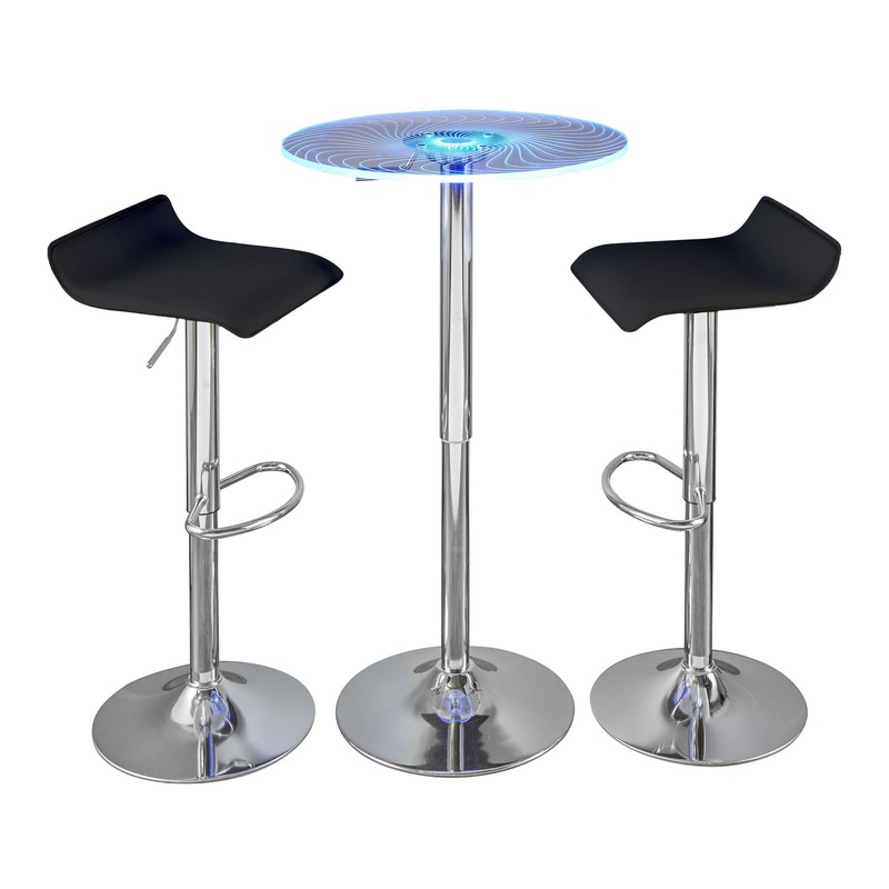 Spyra Ale – 3 Piece Contemporary Adjustable Bar With Up Set