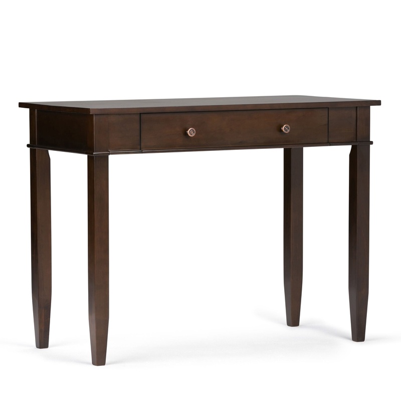 Carlton – Home Office Desk – Dark Tobacco Brown
