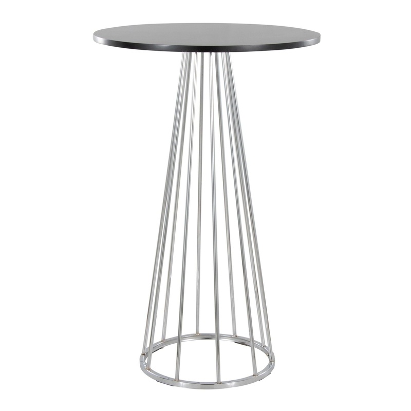 Canary – Bar Table – Chrome Metal