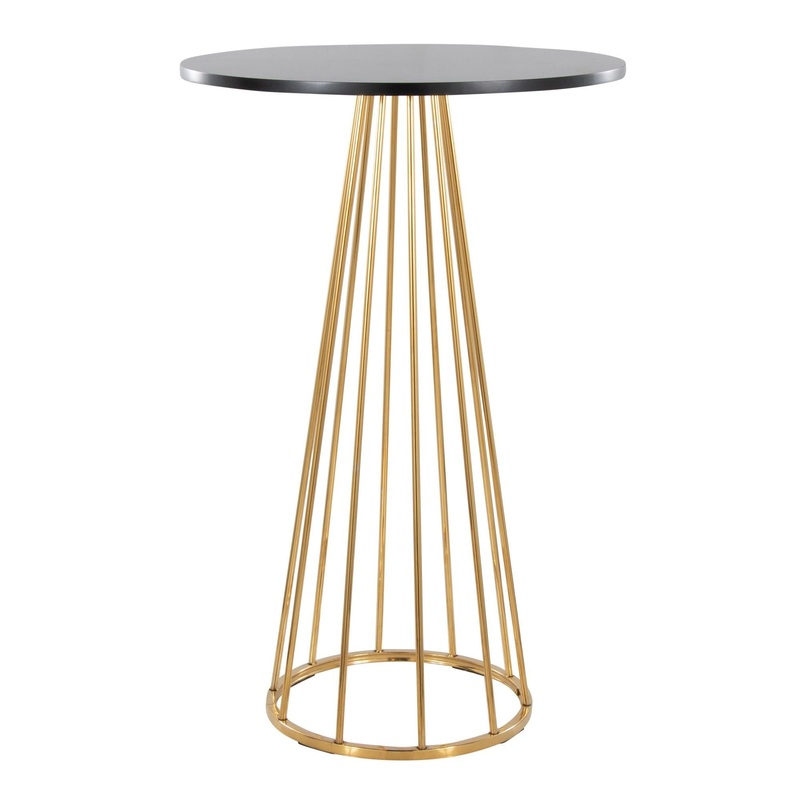 Canary – Bar Table – Gold Metal