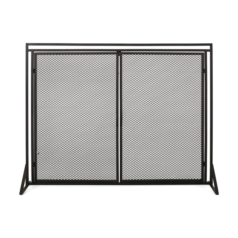 Samantha – Iron Fireplace Screen 2 Door Design