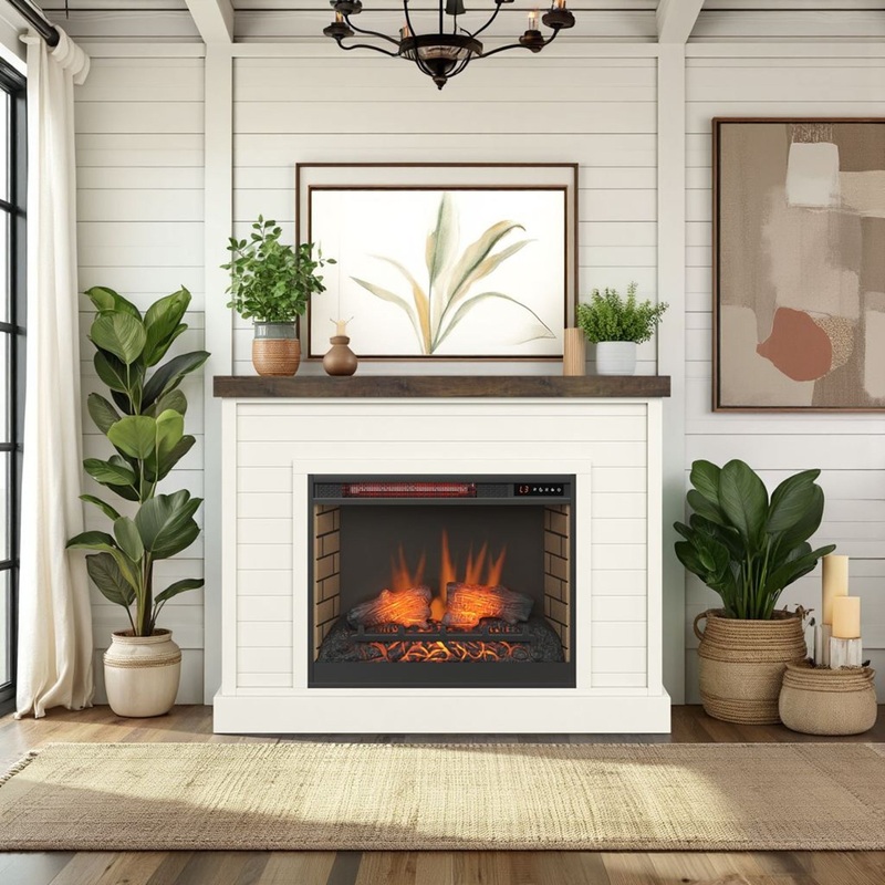 Washington – 48″ Fireplace With Mantel