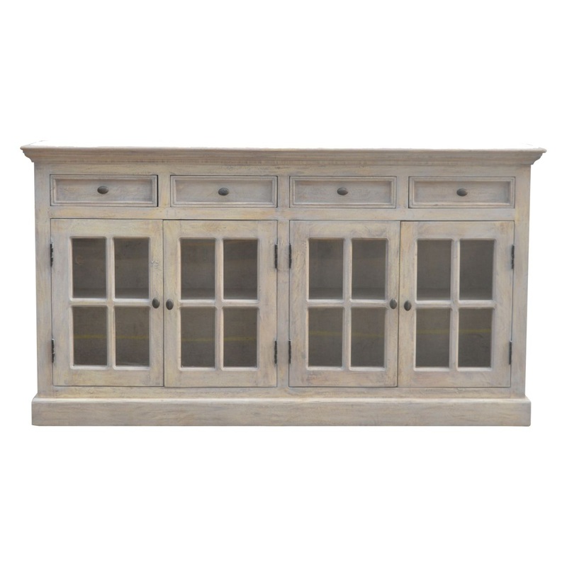 Acid – Glazed Sideboard – Gray