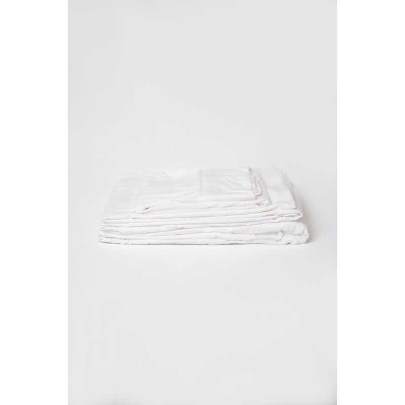 4 Piece Short Queen Brushed Microfiber Hypoallergenic Sheet Set – White