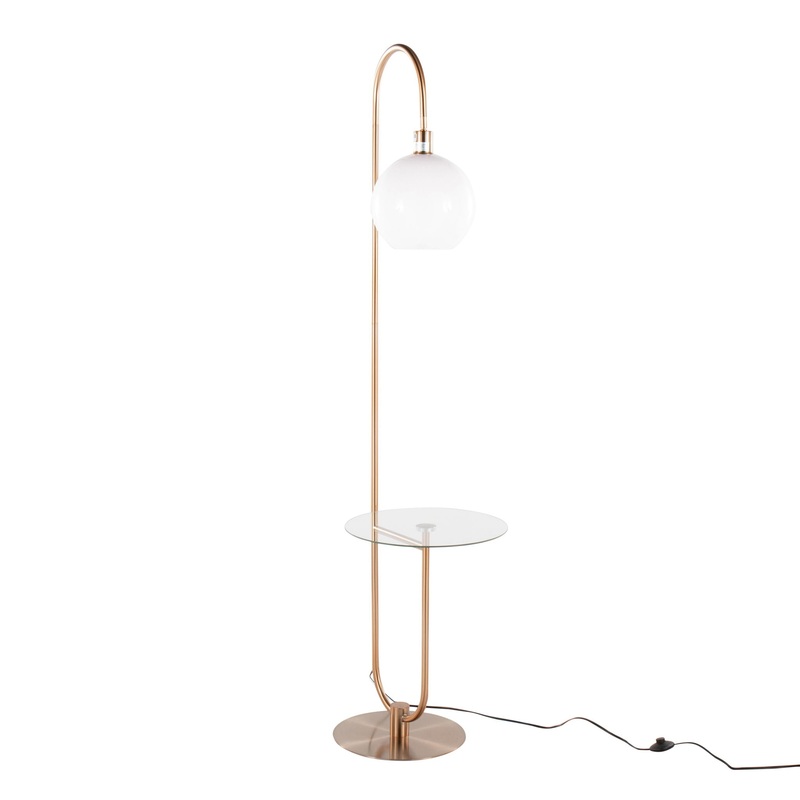 Trombone – Contemporary / Glam Floor Lamp