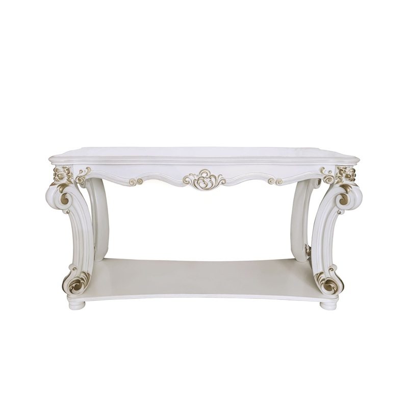 Vendome – Antique Sofa Table – White