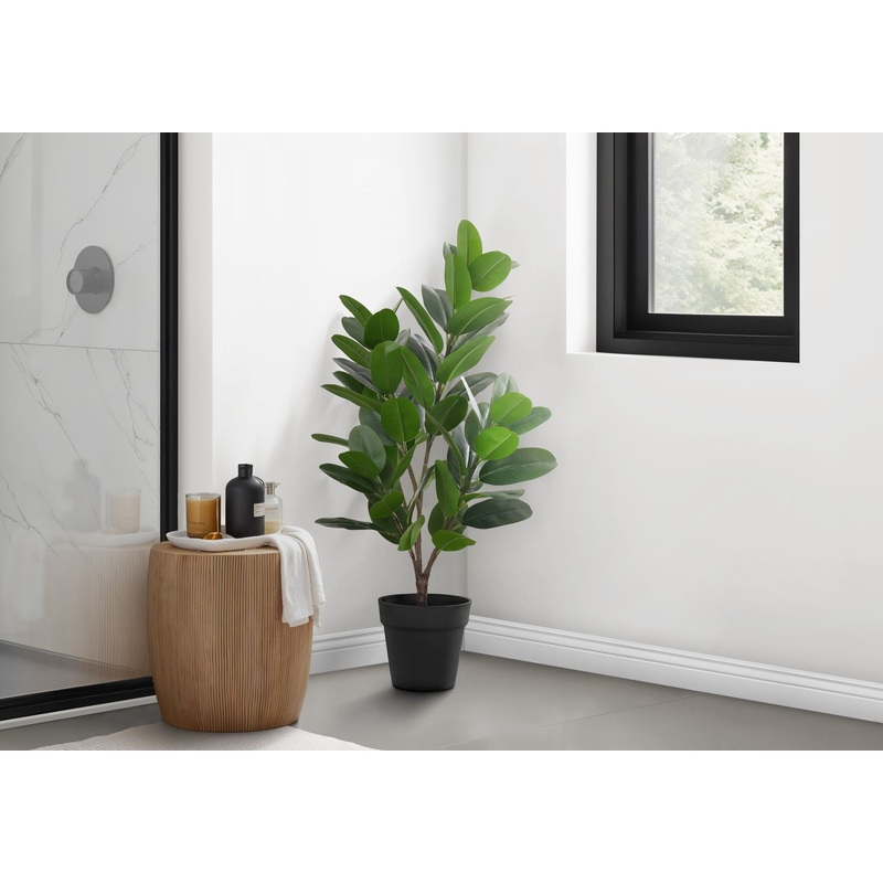 28″ Tall, Artificial Plant, Garcinia Tree, Indoor, Faux, Fake, Floor, Greenery, Potted, Real Touch, Decorative – Green / Black