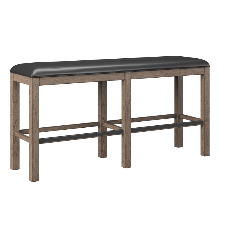 Benti – Bar Height Bench – Brown