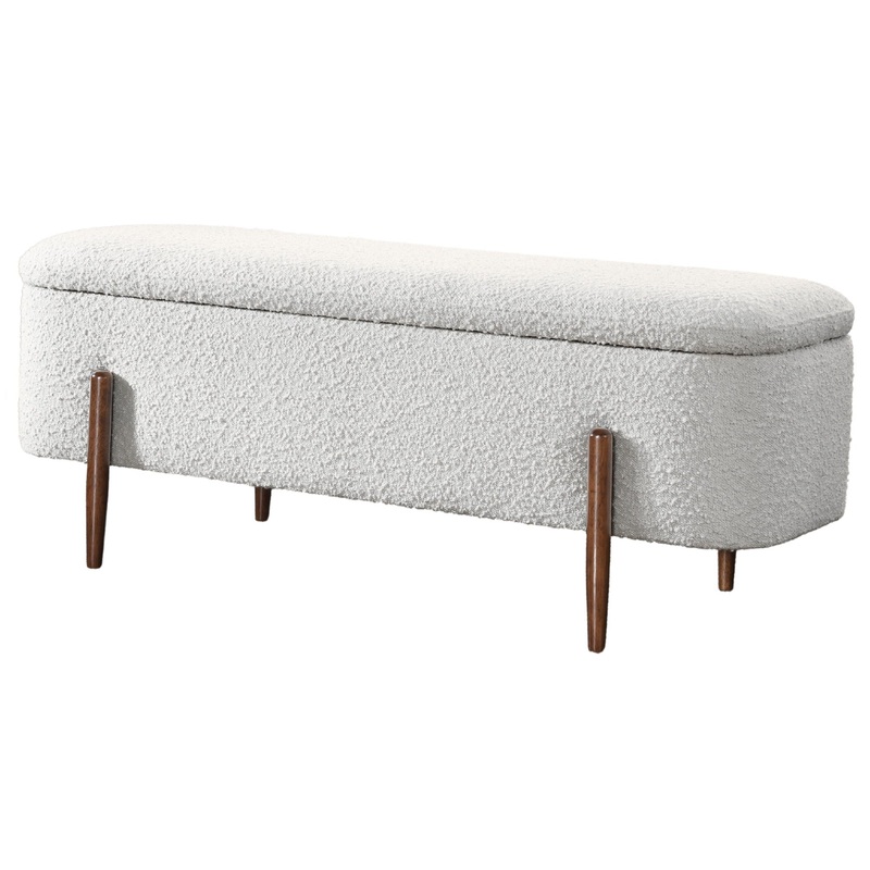 Sarna – Storage Bench – Ivory
