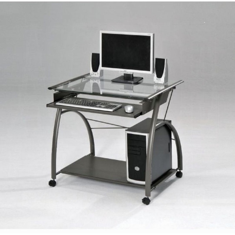 Vincent – Computer Desk – Pewter