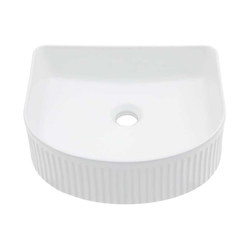 Vessel Bathroom Sink With Design – White