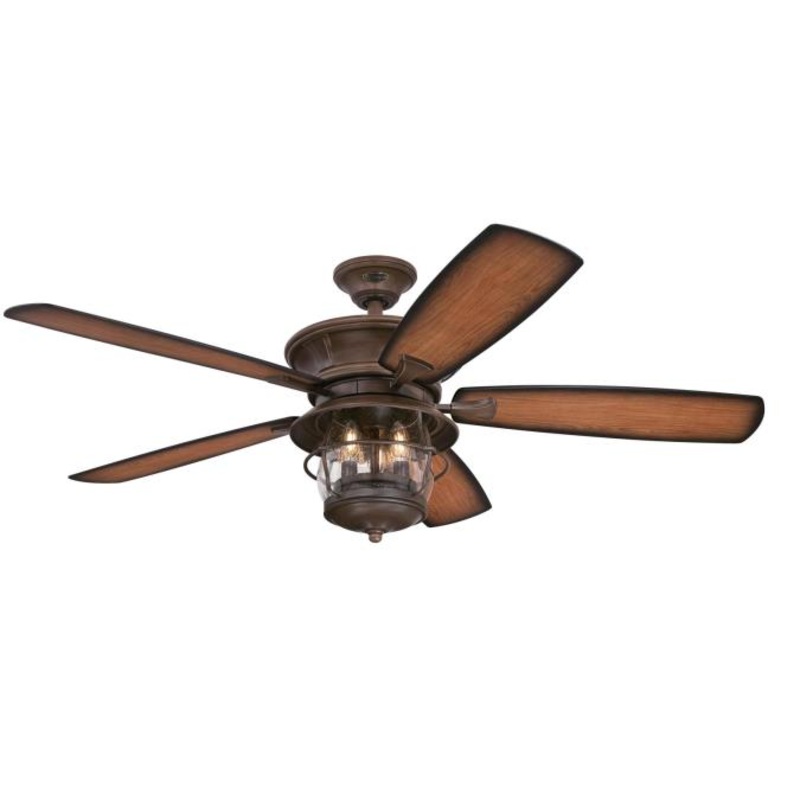 Westinghouse 7233400 Brentford 52-Inch Indoor/Outdoor Ceiling Fan with Dimmable LED Light Fixture