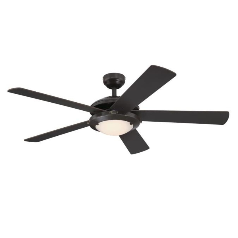 Westinghouse 7307200 Comet 52-Inch Indoor Ceiling Fan with Integrated Dimmable LED Light Fixture
