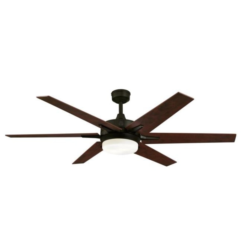 Westinghouse 74002B00 Cayuga 60-Inch Indoor Smart WiFi Ceiling Fan with Dimmable LED Light Fixture