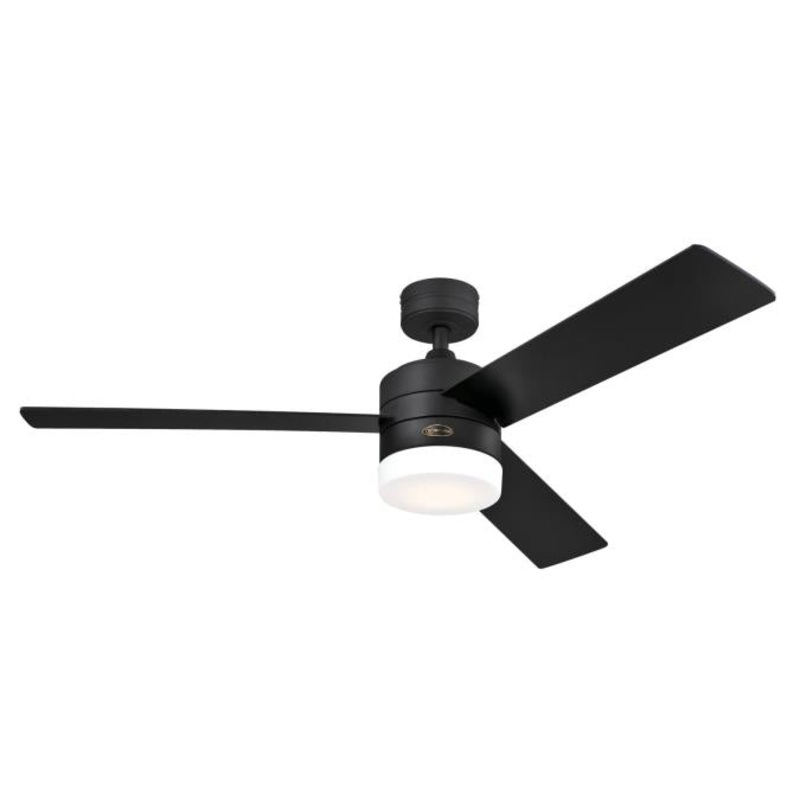 Westinghouse 74006A00 Alta Vista 52-Inch Indoor Alexa Enabled Smart WiFi Ceiling Fan with Dimmable LED Light Fixture