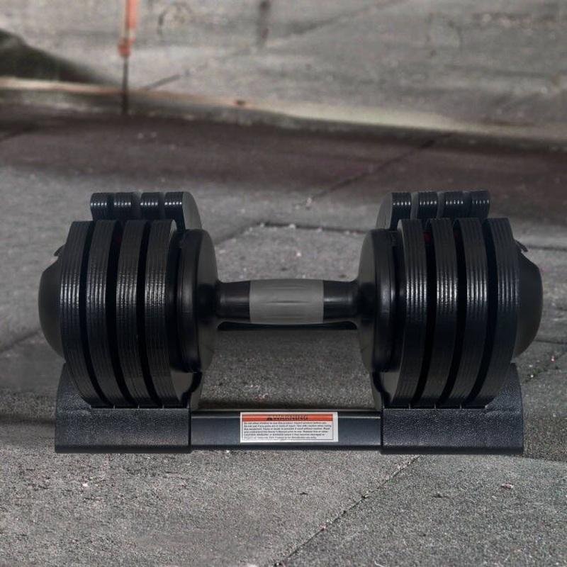 22Lbs Adjustable Dumbbell Steel And Plastic – Black