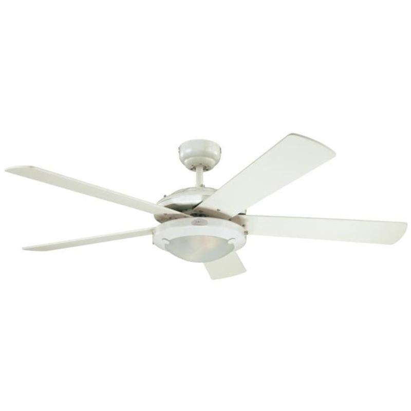 Westinghouse 7233600 Comet 52-Inch Indoor Ceiling Fan with Dimmable LED Light Fixture