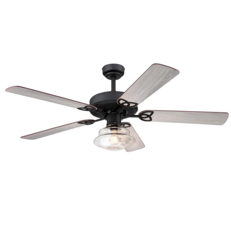 Westinghouse 7304800 Scholar 52-inch Indoor Ceiling Fan with Dimmable LED Light Fixture