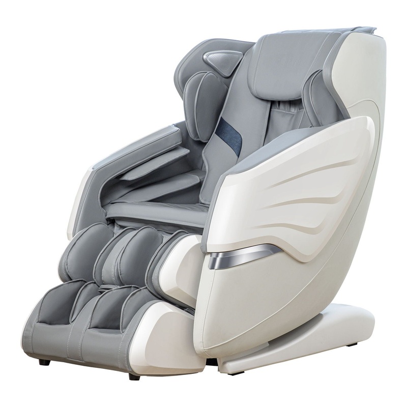 Bosscare – 2023 Brand New Update Gr8686 Massage Chairs With Ai Voice, App Control Sl Track Zero Gravity Full Body Massage Recliner – Gray