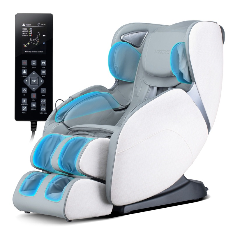 Bosscare – 3D Shiatsu Recline Massage Zero Gravity Full Body Chair With Waist Heating