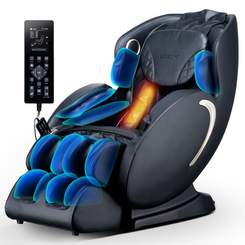 Bosscare – 3D Zero Gravity Massage Chair, Full Body Shiatsu Recliner With App