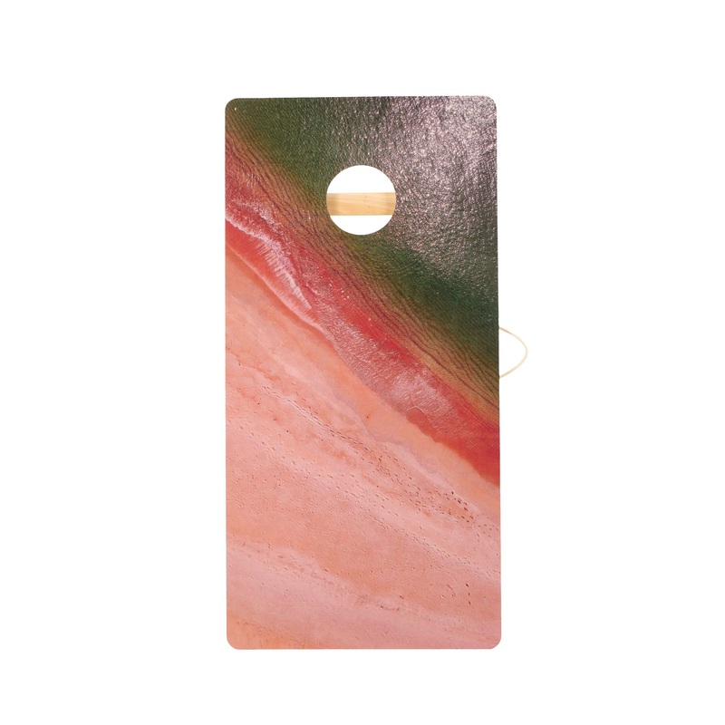 4X2 Ft Large Size Cornhole Board (Set of 2), Outdoor Game Board Set With 8 Bean Bags, Perfect For Lawn, Backyard, Beach, Park – Navy / Red / Brown