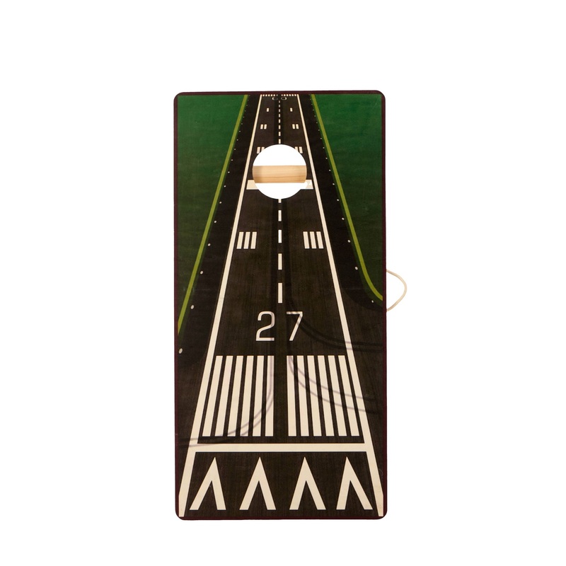 4X2 Ft Large Size Cornhole Board (Set of 2), Outdoor Game Board Set With 8 Bean Bags, Perfect For Lawn, Backyard, Beach, Park – White / Green