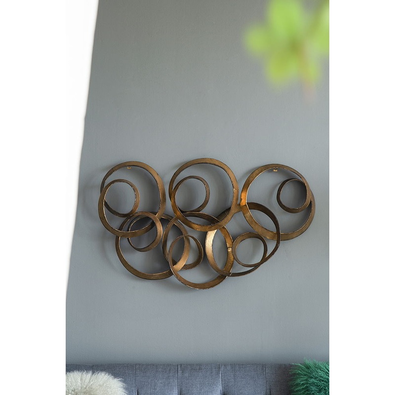 SerethaLeaf Wall Decor – Gold