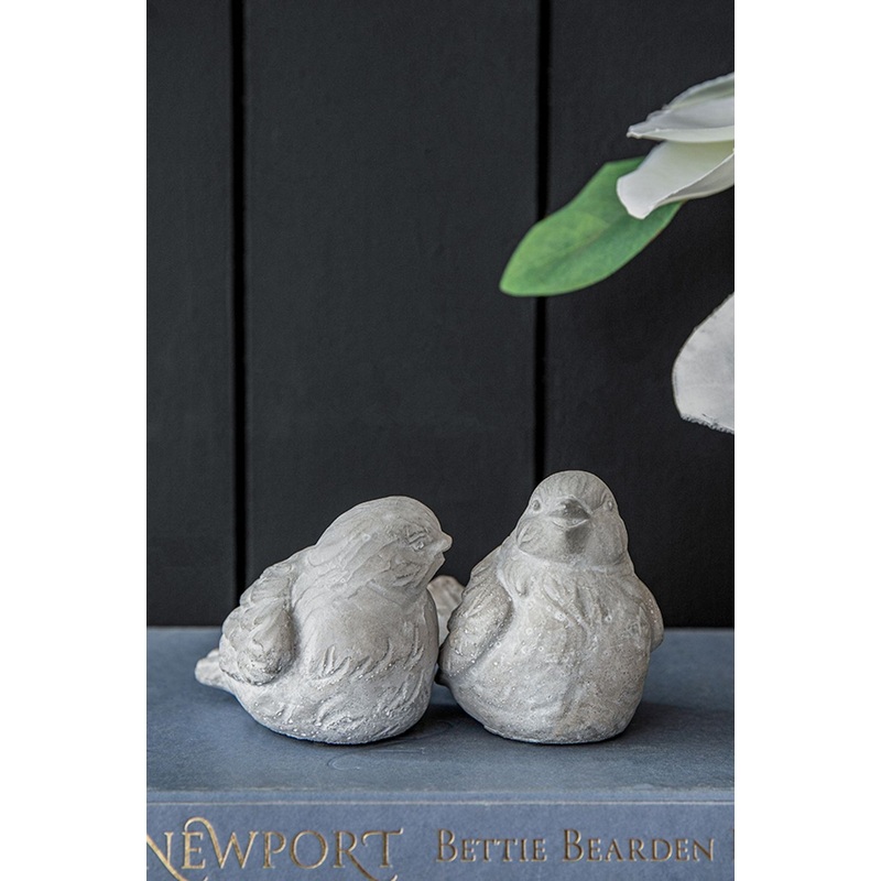 Skye Sparrow Bird Accents (Set of 2) – Antique Gray
