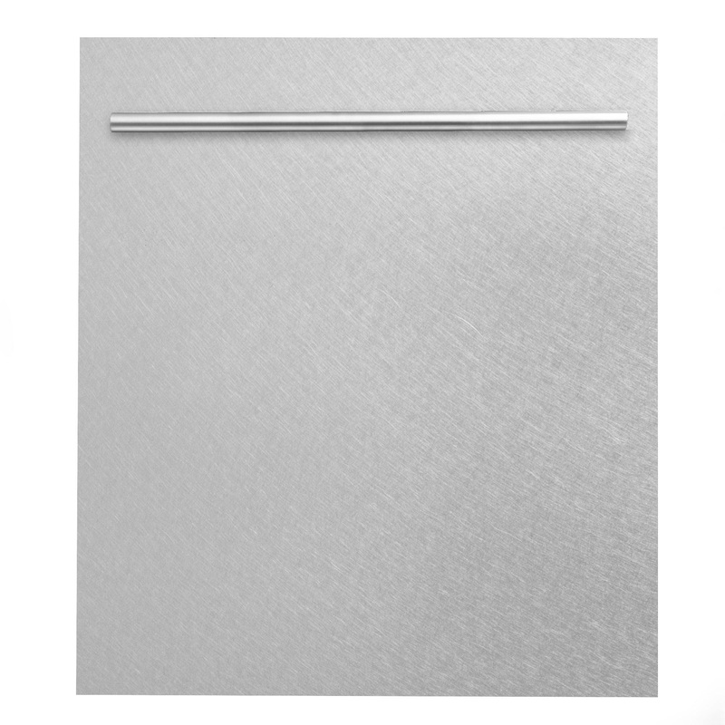 ZLINE 24 in. Top Control Dishwasher with Stainless Steel Tub and Modern Style Handle, 52dBa (DW-24) [Color: DuraSnow] – (DWSN24)