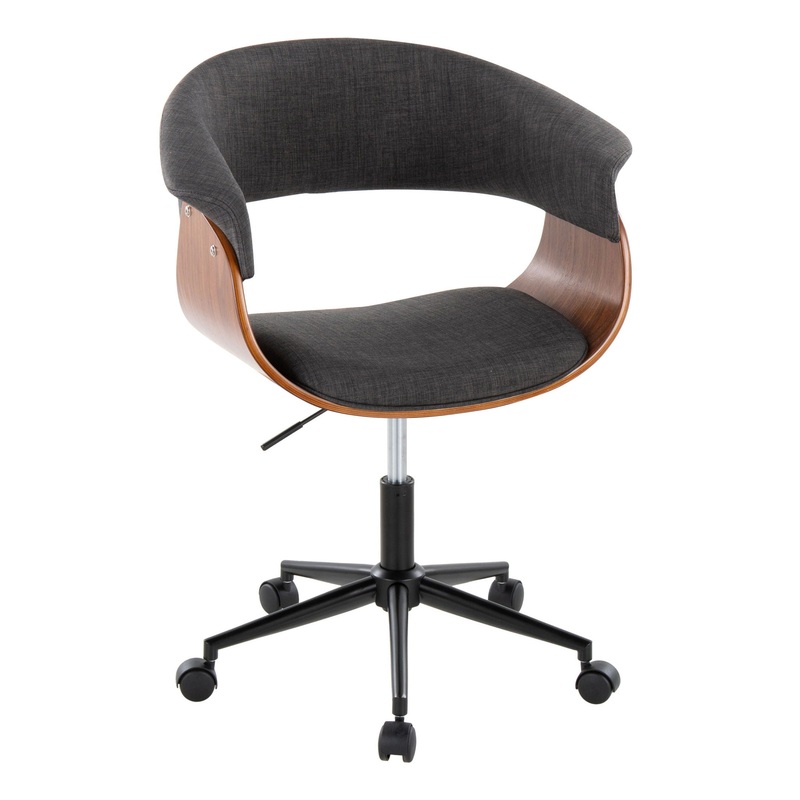 Vintage Mod – Mid-Century Modern Office Chair – Charcoal